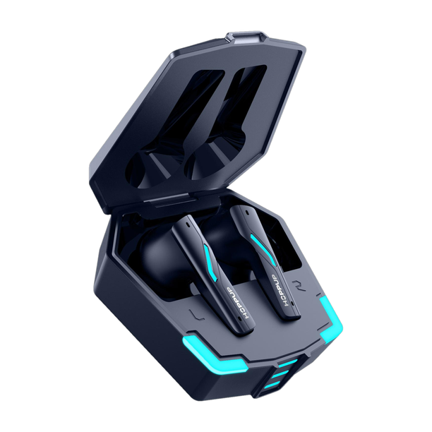 HOPPUP Predator Xo4 Gaming Earbuds with 35MS Low Latency,50H PlayTime,13MM Drivers,ENC Bluetooth Gaming