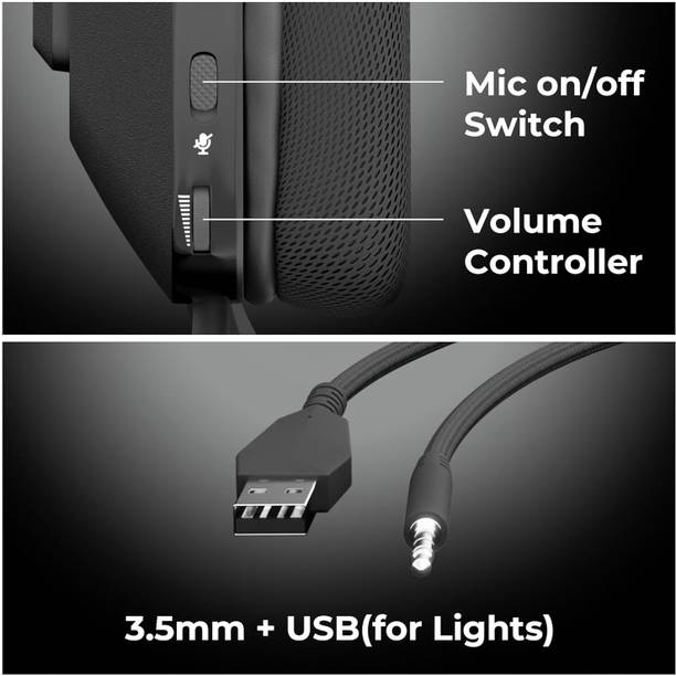 ZEBRONICS New Launch Havoc Premium with Dolby Atmos Subscription Wired Gaming  (Black, On the Ear)