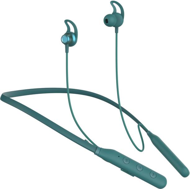 IZWI Rock - 62 Hour Playtime Bluetooth Headphone Neckband Earphone (Green1) Bluetooth