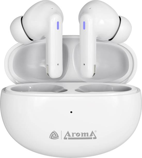 Aroma NB126 Royal Upto 40 Hours Playtime*Fast Charging Dual Pairing Heavy Bass Earbuds Bluetooth