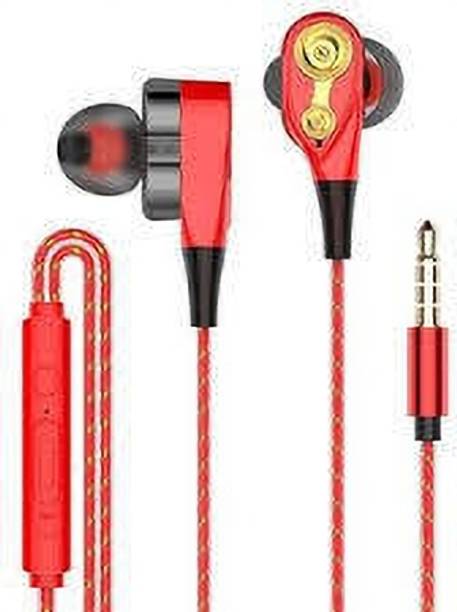Anshi Red-Headphone-1 Wired
