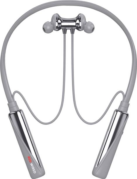 RED WIRED Eligant Headphone - 100Hours Playtime Wireless Bluetooth headphones Earphone-5 Bluetooth Gaming