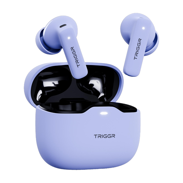 TRIGGR Apex S2 with Dual Pairing, 60H Battery, Quad Mic ENC, Rapid Pair, Rubber Finish Bluetooth