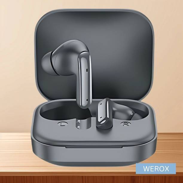 WEROX RO Stylish Beats: Premium Bluetooth 5.3 Earbuds, Crystal-Clear Sound Bluetooth Gaming