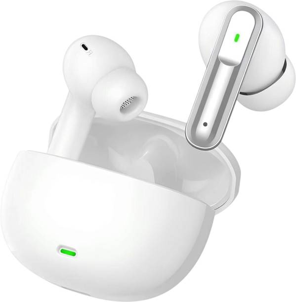 JAZX CR-ATON with ENC, 52 Hrs Playback, 11.2mm Drivers, Rich Bass, Fast Charging Bluetooth