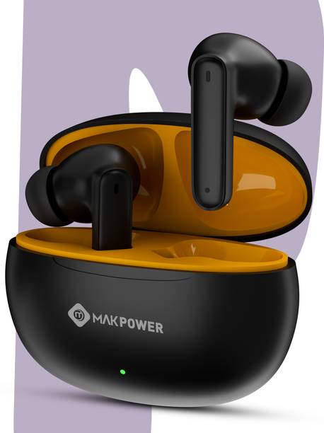 MAK POWER 40H Long Play Earbuds with Rich Audio and Easy Responsive Touch Controls Bluetooth