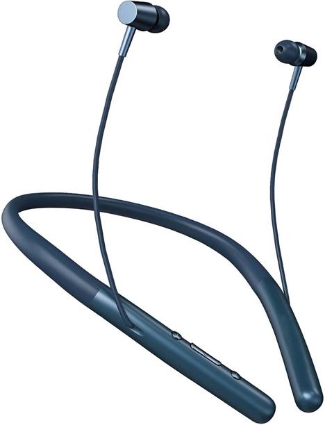 Rueqn R-700 Rock - 48 Hour Playtime Bluetooth Headphone Neckband Earphone (Blue10) Bluetooth Gaming