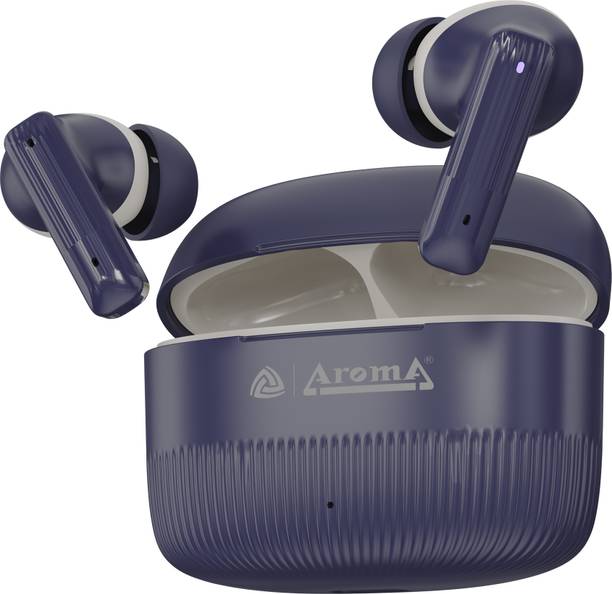 Aroma TWS25 Upto 50Hr Playtime*, Dual Paring, BT V5.3, Fast Charging, Heavy Bass Bluetooth