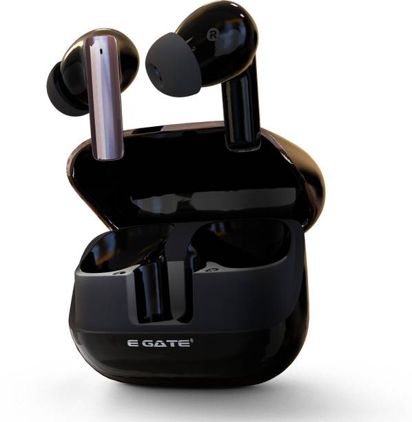 Egate E30 TWS Earbuds 48hrs Playtime, Quad Mic ENC, IPX4 Water Resistant Bluetooth