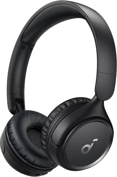 soundcore by Anker H30i OnEar Headphone with 40mm pure bass drivers,70 Hrs battery,Dual connection Bluetooth
