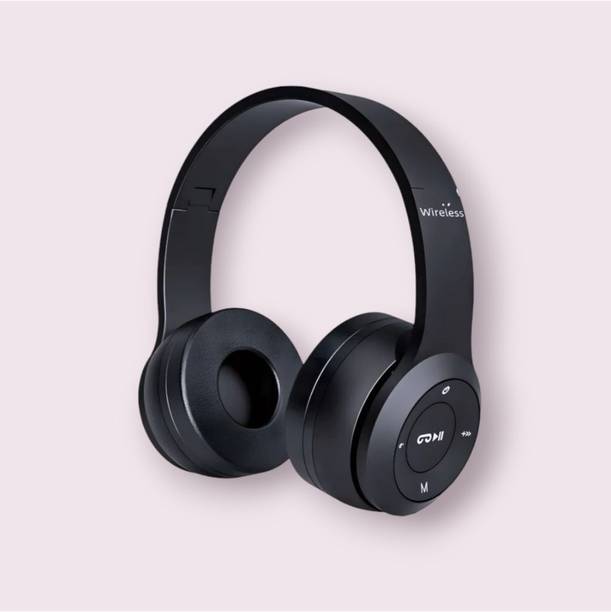 GDS Studio-Quality Microphone Headphones with Great Sound & Battery_KV Bluetooth & Wired