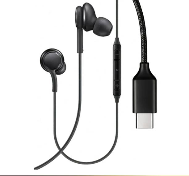 qoviq original Type C Wired Earphone for AKJ with Clear Calling & Stereo Sound Wired