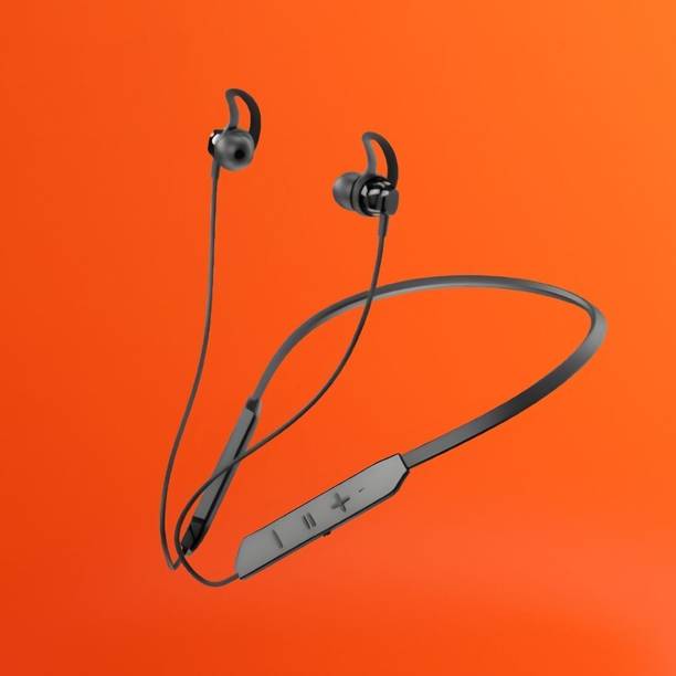 PARADISEECOM Bluetooth Headset Neckband with mic BT-Max 30H Playtime & Calling VibrationQ253 Bluetooth