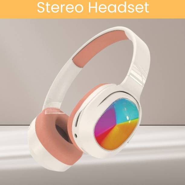 SYARA RGB Wireless Gaming Headset With Active Noise Cancellation, Foldable DesignRV52 Bluetooth