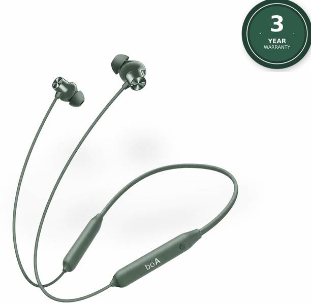 Palnek boA Trending Neckband In Ear Earphones, 40 Hours Backup, Heavy Bass ENC, Hot128 Bluetooth