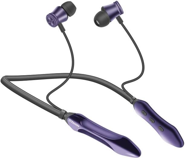 TP TROOPS Neckband with Dual Pairing, 20+H Playtime, Magnetic On/Off, Type C v5.4 Bluetooth