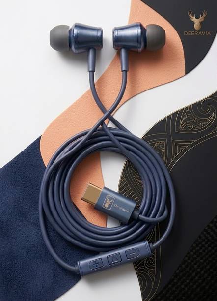 Deeravia Type-C Earphone|Enc Mic| Premium Earphone| Mag
