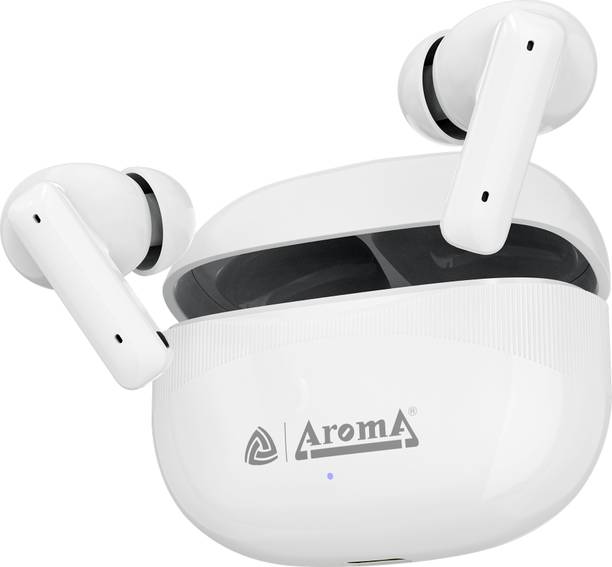 Aroma TWS 18 V5.4 Upto 60Hr Playtime* ENC Dual Paring Fast Charging, Heavy Bass Bluetooth