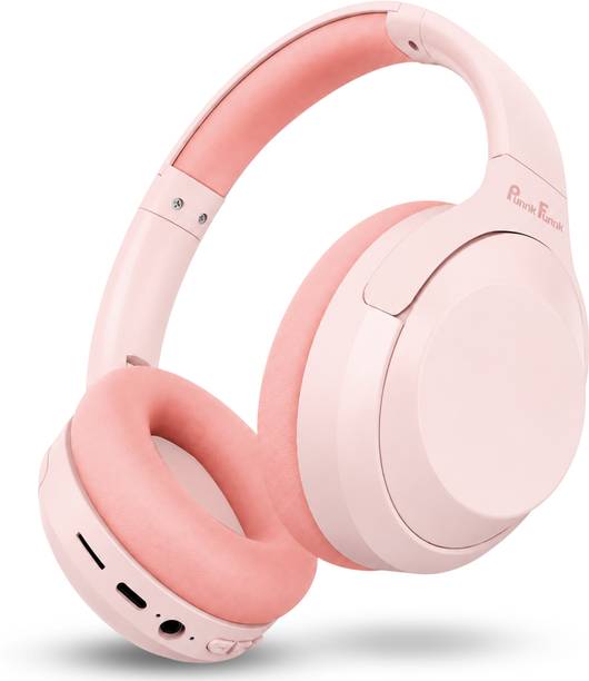 PunnkFunnk BeatXtra Lite with 70H Battery, Dual Pairing, 40mm Drivers, ENC, Aux Port, v5.3 Bluetooth