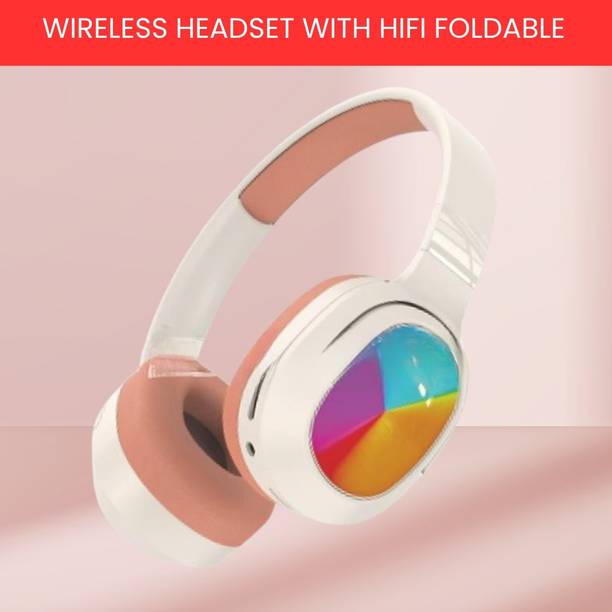 FRONY RGB Wireless Gaming Headset With Active Noise Cancellation, Foldable DesignWC155 Bluetooth