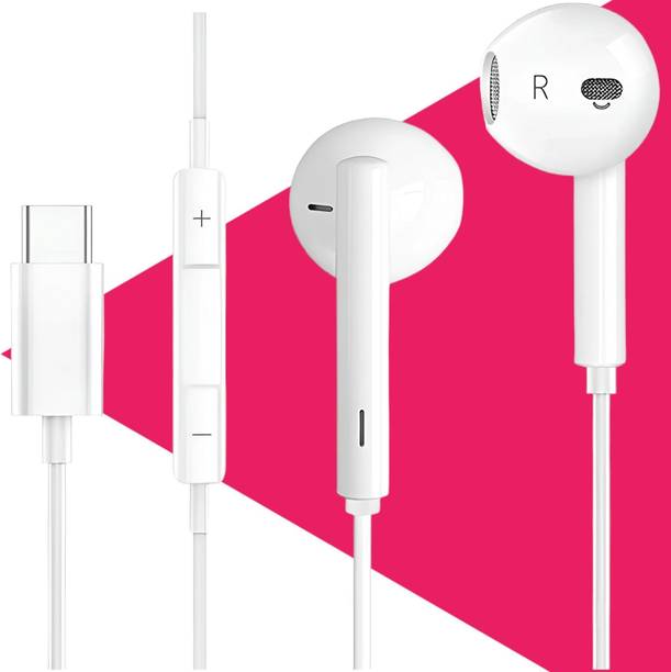 BITWEAVE Type C Handsfree with Mic for iPhone 16/iPhone 16 Plus/iPhone 16 Pro/Pro MAX[20] Wired