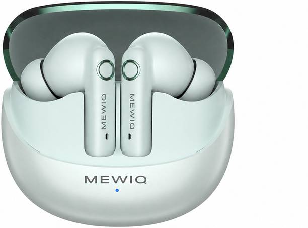 Mewiq Wireless Earbuds | 200Hrs Standby |40Hr Playtime | Type-C | Dynamic Drivers-1 Bluetooth
