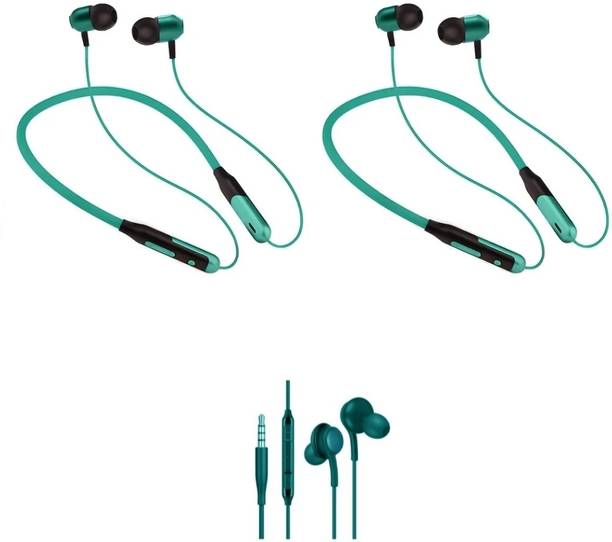 LEVELPLUS Jazz With Akg Neckband Combo 45 Hours Playtime Bluetooth