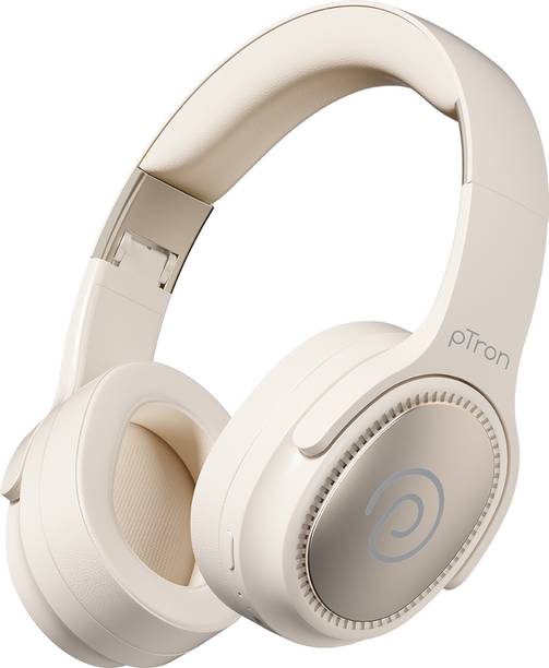 PTron Studio Pro w/ 65hrs Playtime, AI-ENC Calls, Pristine Sound, Dual-device Pairing Bluetooth