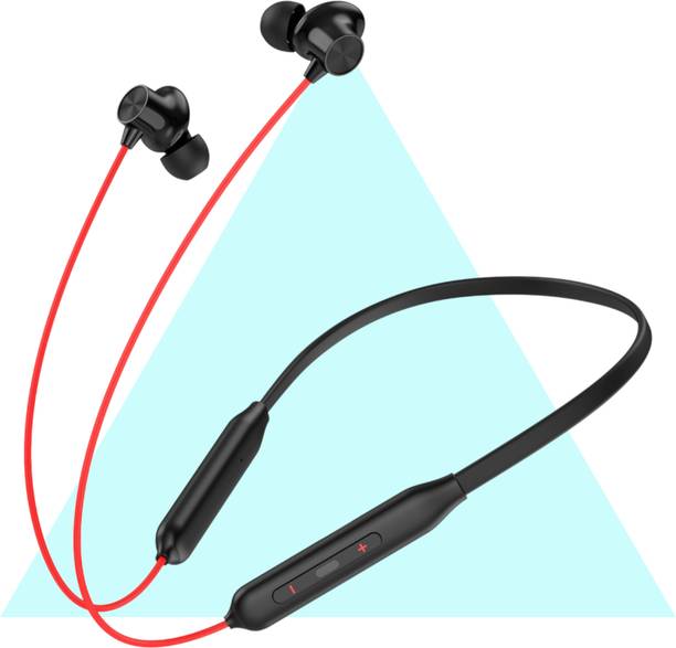 E EARBOUT Z2 Wireless Neckband Headphones with Deep Bass and Secure Fit Design Bluetooth & Wired Gaming