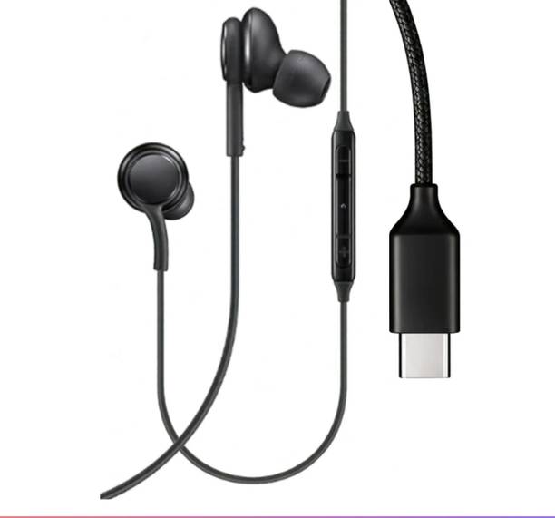 qoviq original Type C Wired Earphone for AKJ with Lightweight Fit & Rich Audio Wired