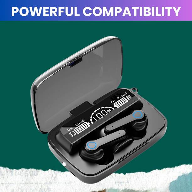 FRONY M19 (Wireless Earbuds)TWS 5.1 Large LED Display & Touch Bluetooth HeadphonesY423 Bluetooth