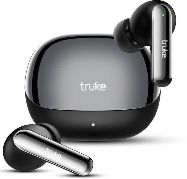 truke Clarity 5, 6 Mics Adv.ENC, Dual Pairing, 80H Playtime, 3EQ Mode, 13mm Drivers Bluetooth