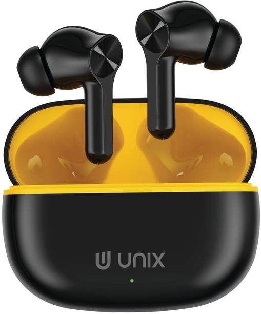 Unix Dura TWS Earbuds, 52H Playback, BT 5.4, ENC, 10mm Driver, Dual Mic Bluetooth without Mic