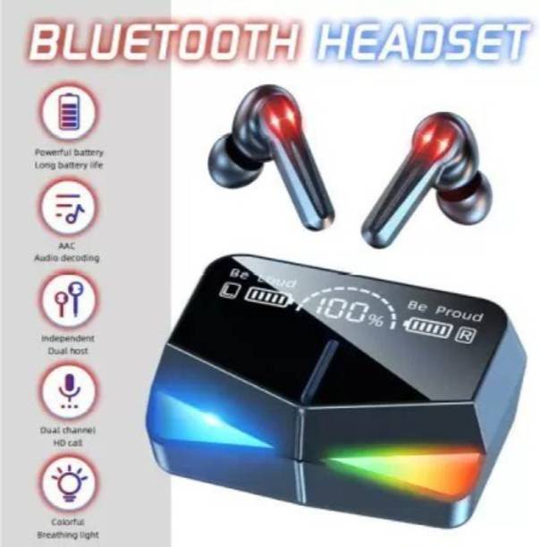 SYARA MTS_611DC_M28 Earbuds with Touch Control and Dual LED Charging Display, 180H TWS Bluetooth