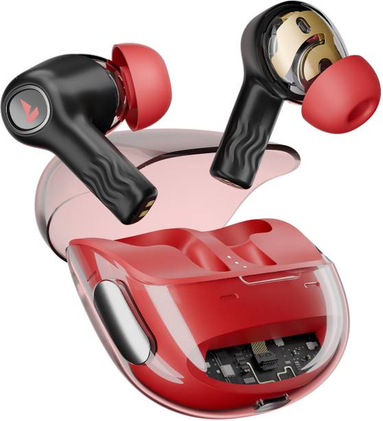 boAt Nirvana Crystl, (2025 Launch), Transparent Case,360 Spatial Audio, 4Mics ENx Bluetooth