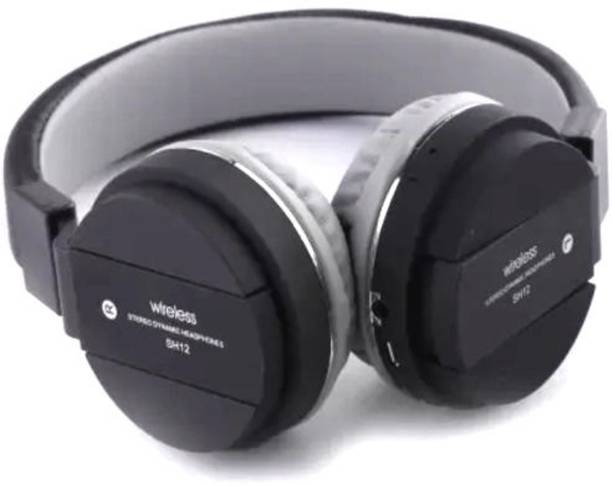 ROAR BY-205 SH12 Headset Super Extra Bass Bluetooth Headset (Furious On the Ear) Bluetooth