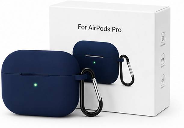 KUMAR TRADING AirPods Pro Silicone Cover with Carabiner Clip Bluetooth