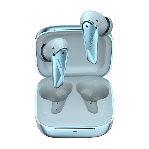 Noise Buds N2 Pro (2026 Launch) with 70H Playtime, 32dB ANC, Instacharge, Dual Pairing Bluetooth Headset Arctic Blue, True Wireless