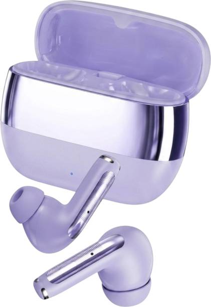 ROKAVO 32db ion Crystal lon earbuds pro Wireless Earbuds ENC,ANC Mic,Z40 metal finish Bluetooth