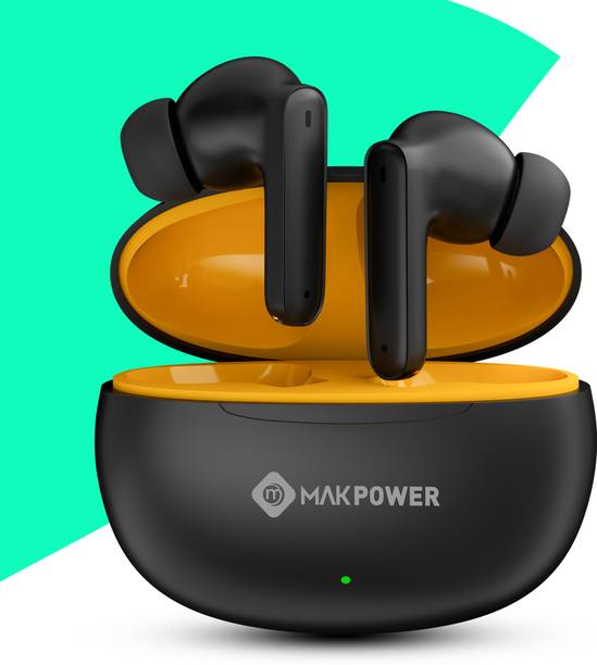 MAK POWER 40H Music Playtime TWS Earbuds with Clear Vocals and Deep Bass Response Bluetooth