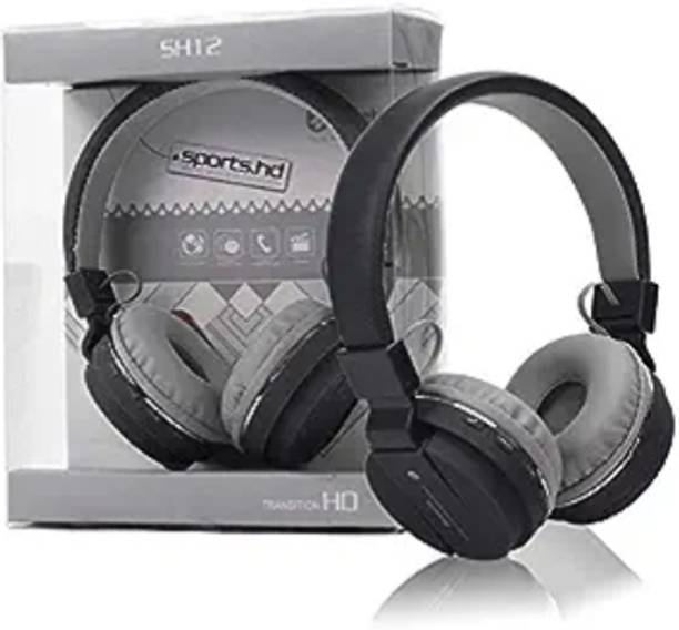 YAROH D92_SH-12 Wireless Bluetooth Over the Ear Headphone with Mic Bluetooth