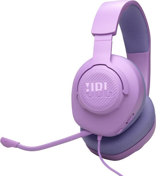 JBL Quantum 100M2 Gaming Wired Headphone with Detachable Mic, 3.5mm Jack Cable Wired
