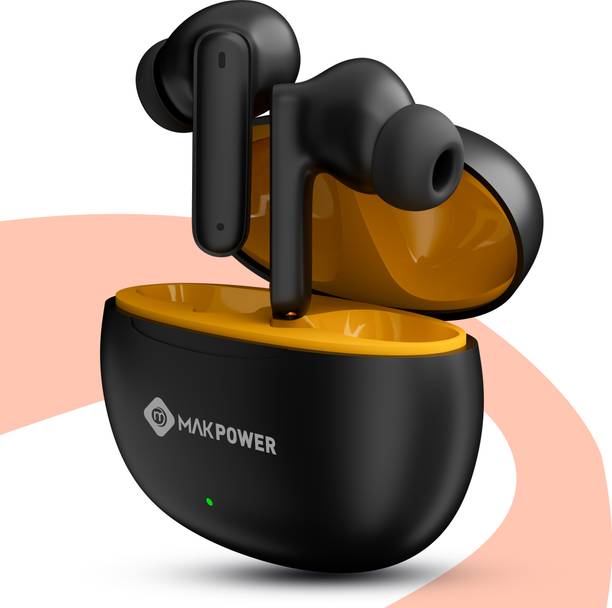 MAK POWER 40-H Music, TWS Earbuds with Clear Audio and Touch Control, Pure Tone, Light Fit Bluetooth