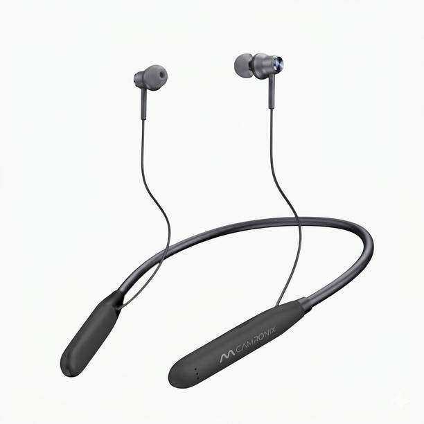 Camronix Melody Wireless Neckband with 35H Playtime, Hybrid ANC & Type-C Fast Charge Bluetooth & Wired