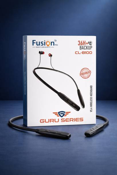 Trynza Fusion Pro CL-8100 Wireless Neckband with 36H Battery Bluetooth