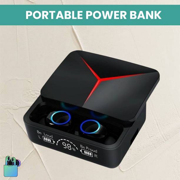 FRONY M90 Wireless Earbuds Slide Design With LED Display, HD Quality Sound & VoiceB227 Bluetooth
