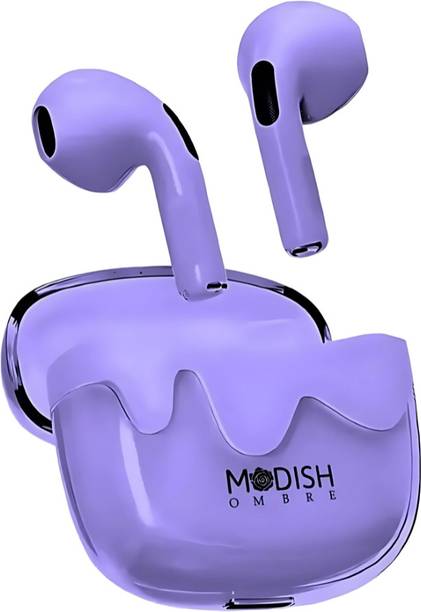 ModishOmbre Aura 50 hr Backup | Dual Mic Clear Calls | 13 mm Driver | Super Bass TWS Earbuds Bluetooth