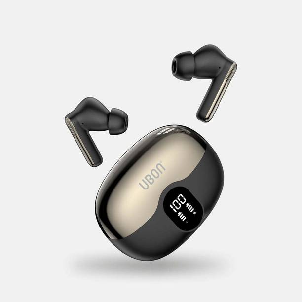 renotch Ubon AirMusic J30, HD Sound v5.3, IPX5, 36 Hr Playtime AI & ANC Enable Bluetooth