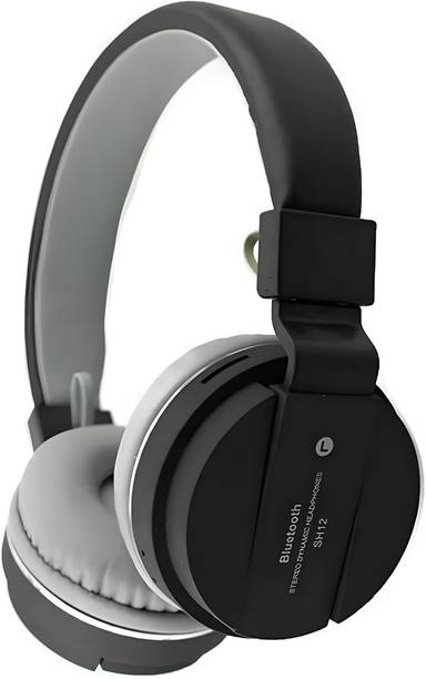 Techobucks Wireless Bluetooth Over the Ear Headphone with Mic And High Bass, Dynamic Sound Bluetooth Gaming