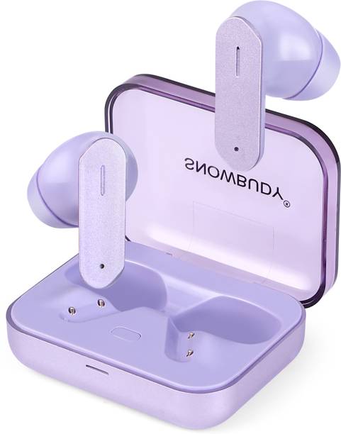 snowbudy Buds Air 7 with AI ANC, 12.4mm Driver, 40hrs Playback, IP55 & 45ms Low Latency-1 Bluetooth Gaming